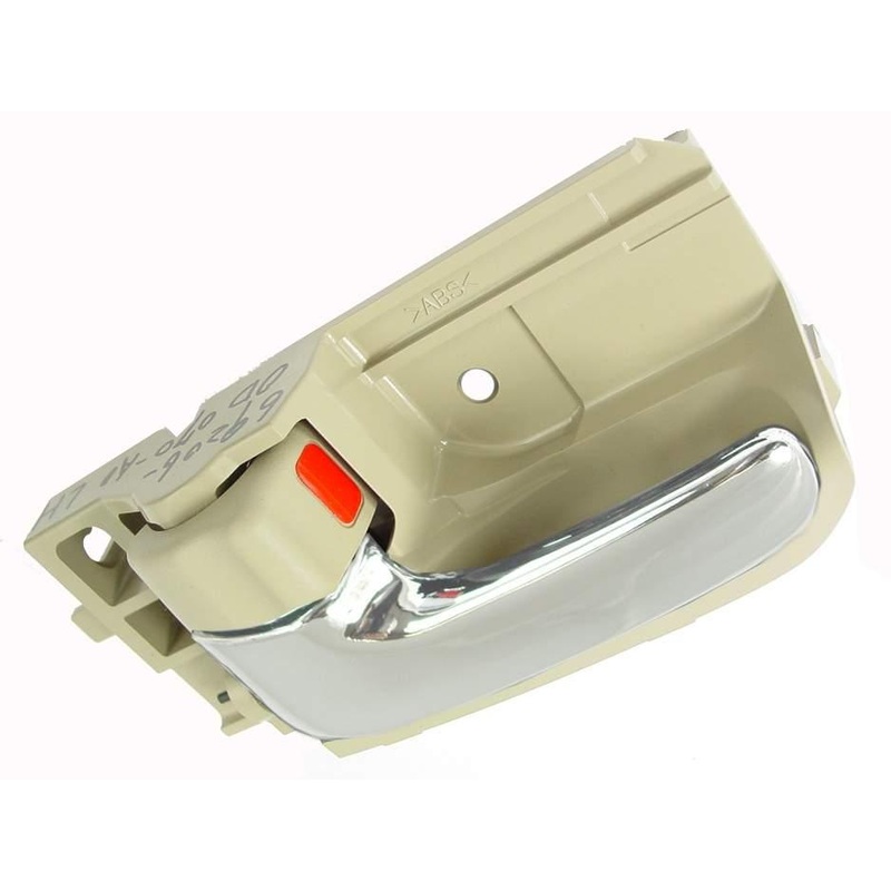 Door Handle Inner Front Driver Side Toyota Corolla Sedan 2003-2008 (Chrome/Beige) , TO1352138