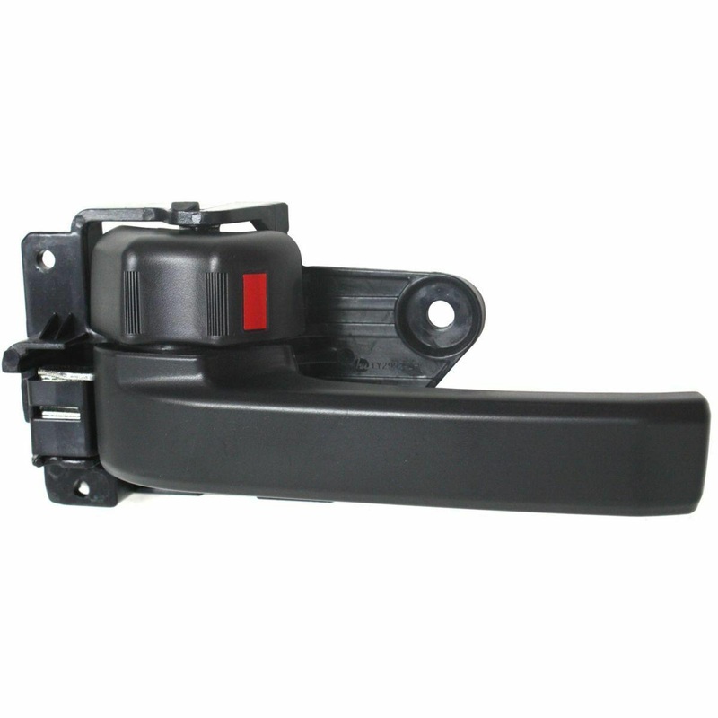 Door Handle Inner Front Driver Side Toyota Sequoia 2008-2021 Black Textured , TO1352174