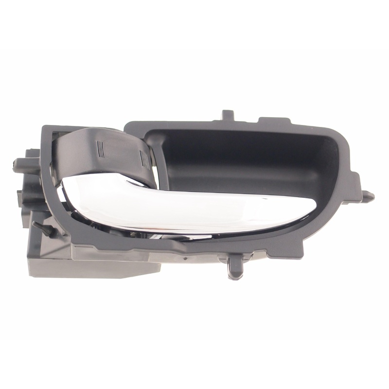 Door Handle Inner Front Driver Side Toyota Yaris Sedan 2007-2011 (Chrome Lever/Black Housing) , TO1352131