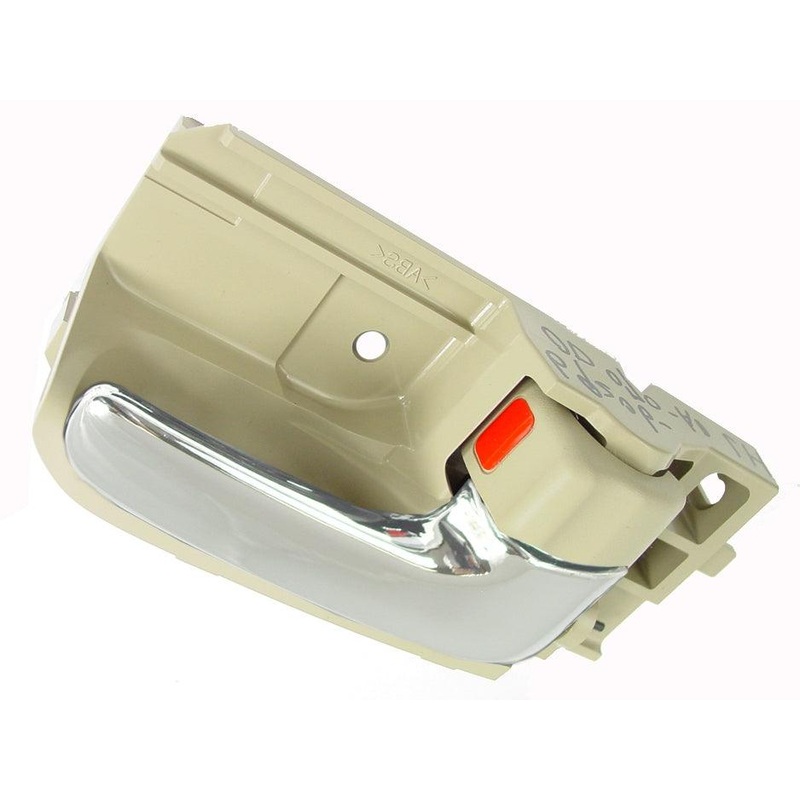 Door Handle Inner Front Passenger Side Toyota Corolla Sedan 2003-2008 (Chrome/Beige) , TO1353138