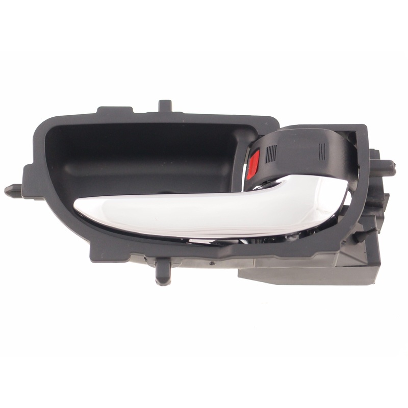 Door Handle Inner Front Passenger Side Toyota Yaris Sedan 2007-2011 (Chrome Lever/Black Housing) , TO1353131