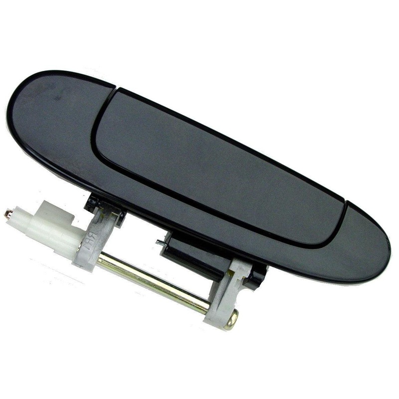 Door Handle Rear Driver Side Outer Toyota Echo 2000-2005 (Black) , TO1520109