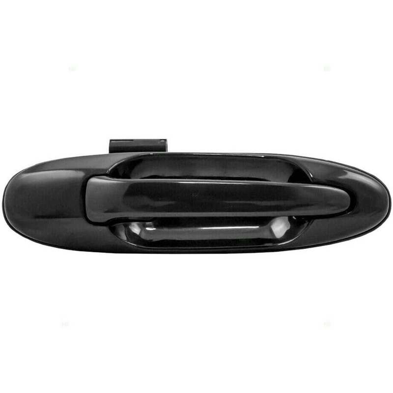 Door Handle Rear Passenger Side Outer Toyota Tundra 2000-2006 (Black) Double Cab , TO1521123