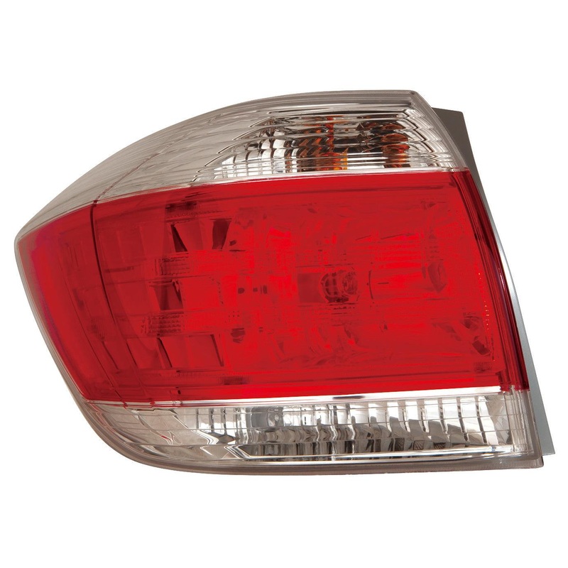 Tail Lamp Driver Side Toyota Highlander 2011-2013 High Quality , TO2800185