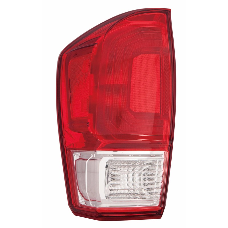Tail Lamp Driver Side Toyota Tacoma 2016-2019 Red Bezel Base/Sr/Sr5/Sr+ Economy Quality , TO2800197U