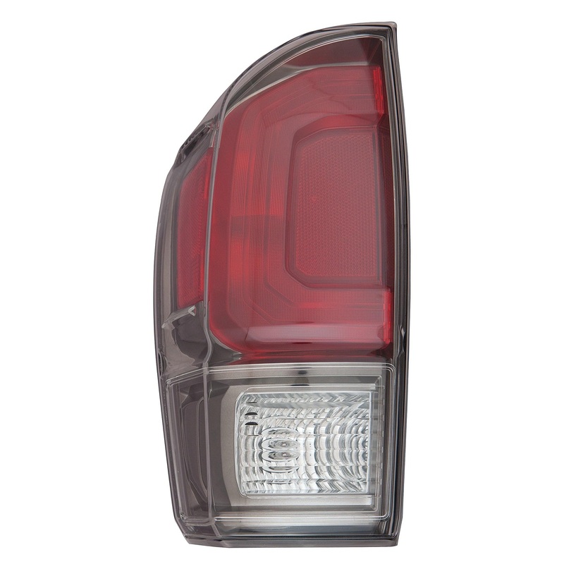 Tail Lamp Driver Side Toyota Tacoma 2016-2019 Smoked Bezel Ltd Model Economy Quality , TO2800199U