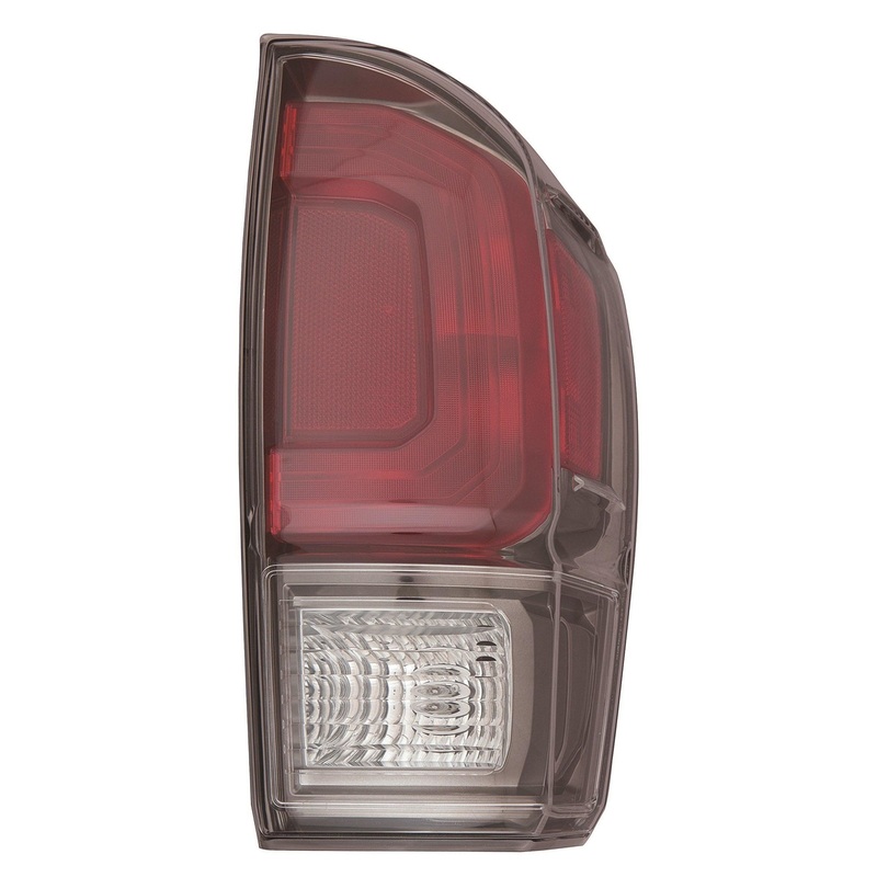 Tail Lamp Passenger Side Toyota Tacoma 2016-2019 Smoked Bezel Ltd Model Economy Quality , TO2801199U