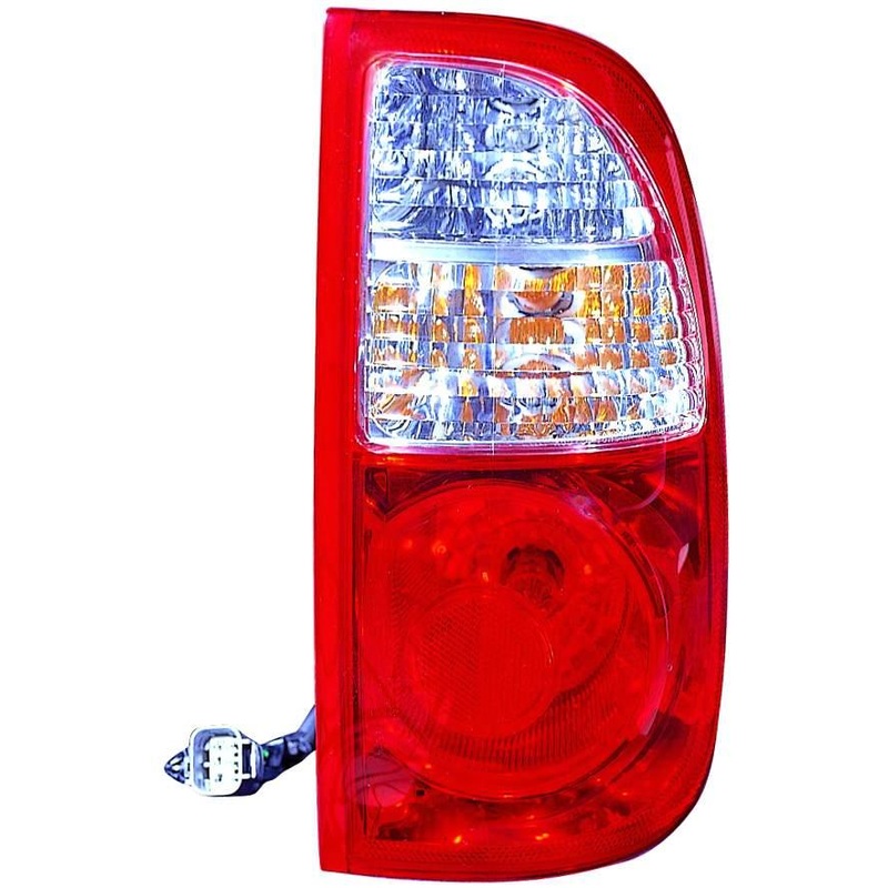Tail Lamp Passenger Side Toyota Tundra 2005-2006 White/Red (Regular/Access Cab) , TO2801161V