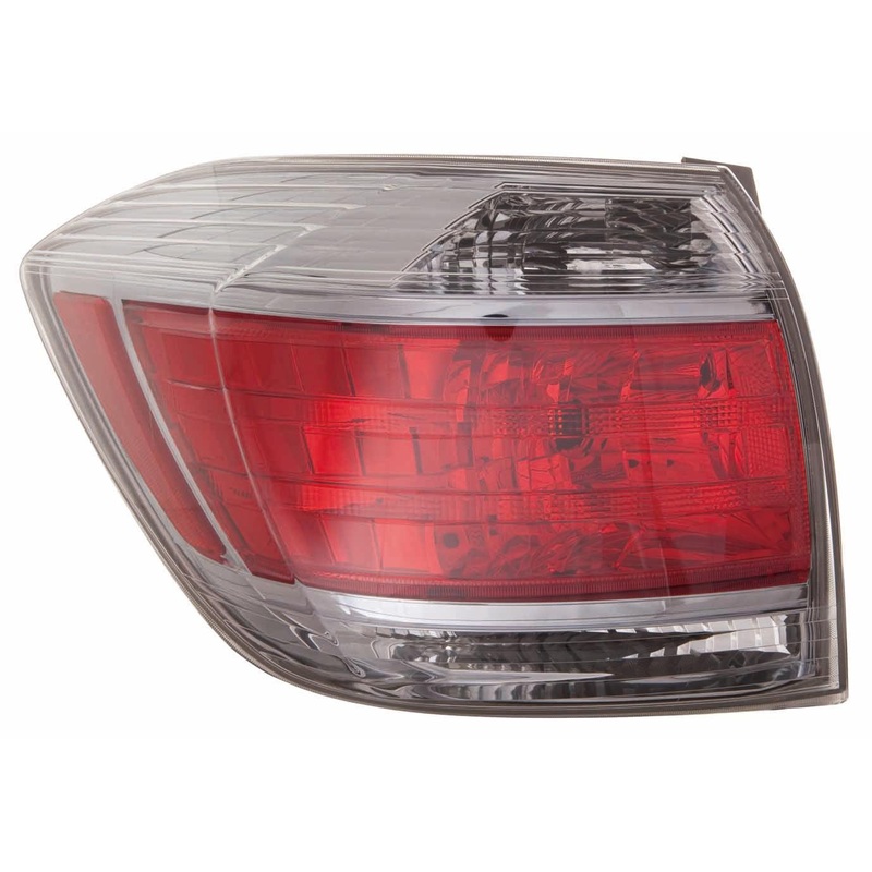 Tail Lamp Driver Side Toyota Highlander Hybrid 2011-2013 High Quality , TO2818149