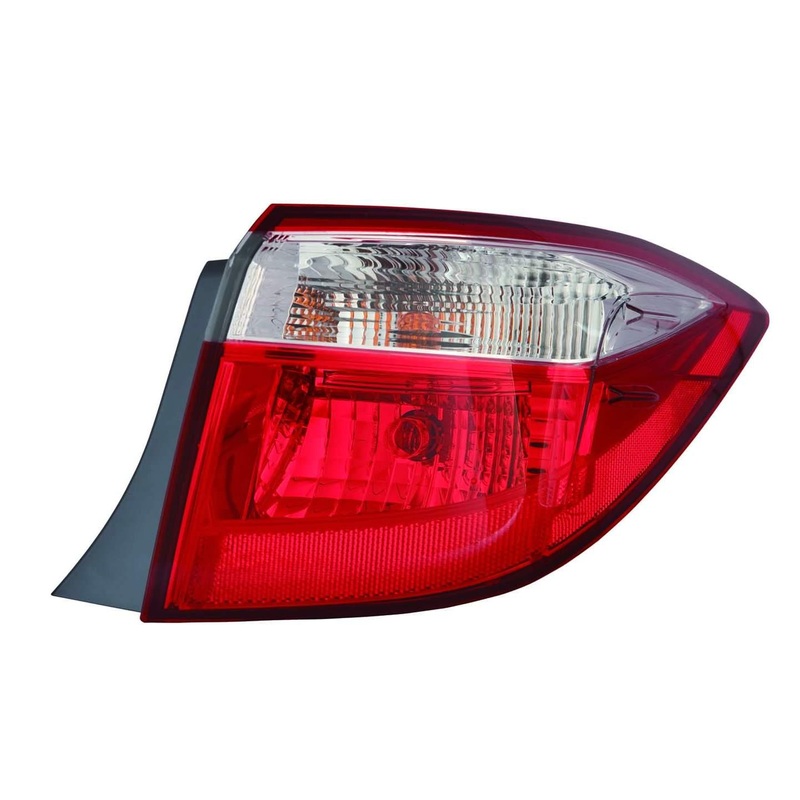 Tail Lamp Passenger Side Toyota Corolla Sedan 2014-2016 , TO2805118V