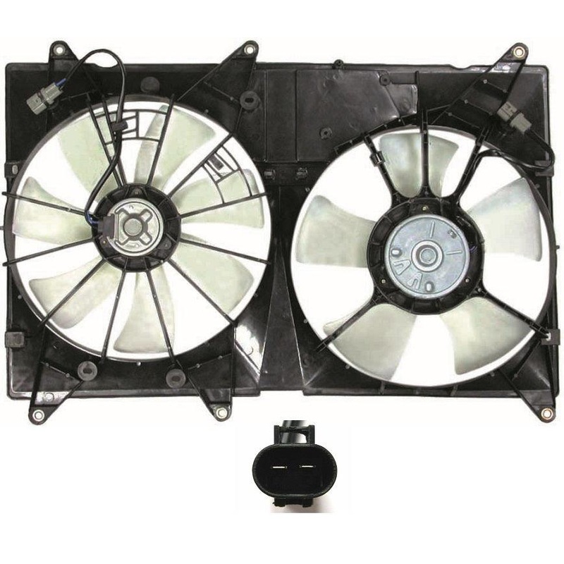 Cooling Fan Assembly Toyota Highlander 2004-2007 4Cyl Without Towing Pkg , TO3120103