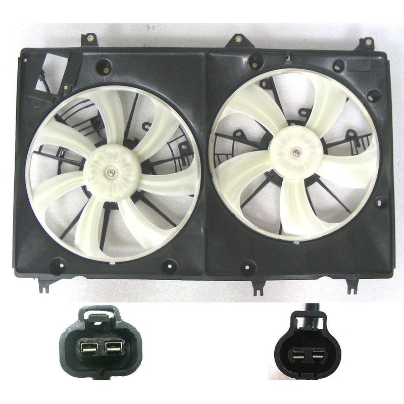 Cooling Fan Assembly Toyota Highlander 2008-2010 3.5L Without Towing Pkg , TO3115155