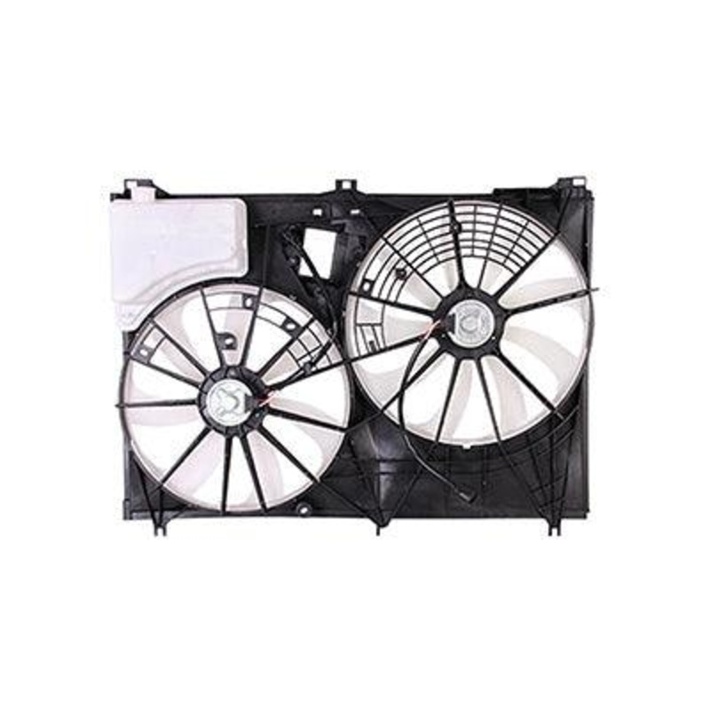 Cooling Fan Assembly Toyota Highlander 2014-2019 V6/4Cyl Dual Fan Assembly Without Tow Package , TO3115187