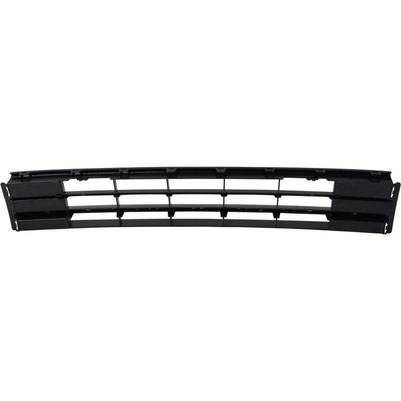 Grille Lower Center Volkswagen Passat 2016-2019 Textured Black With Chrome Bar Without Sensor/Gt/R-Line , VW1036141