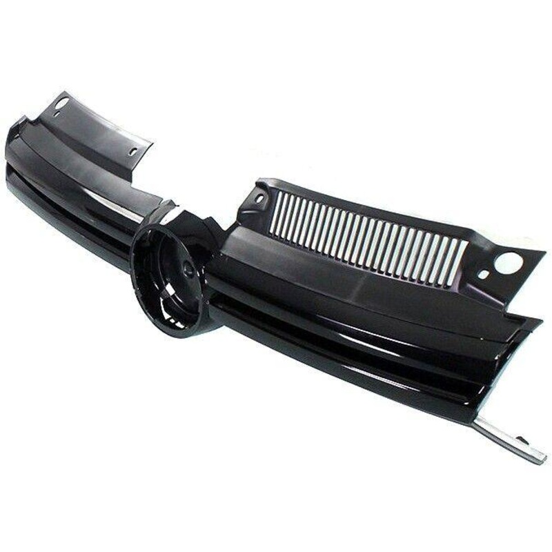Grille Volkswagen Golf 2010-2014 Black With Painted Black Molding , VW1200150