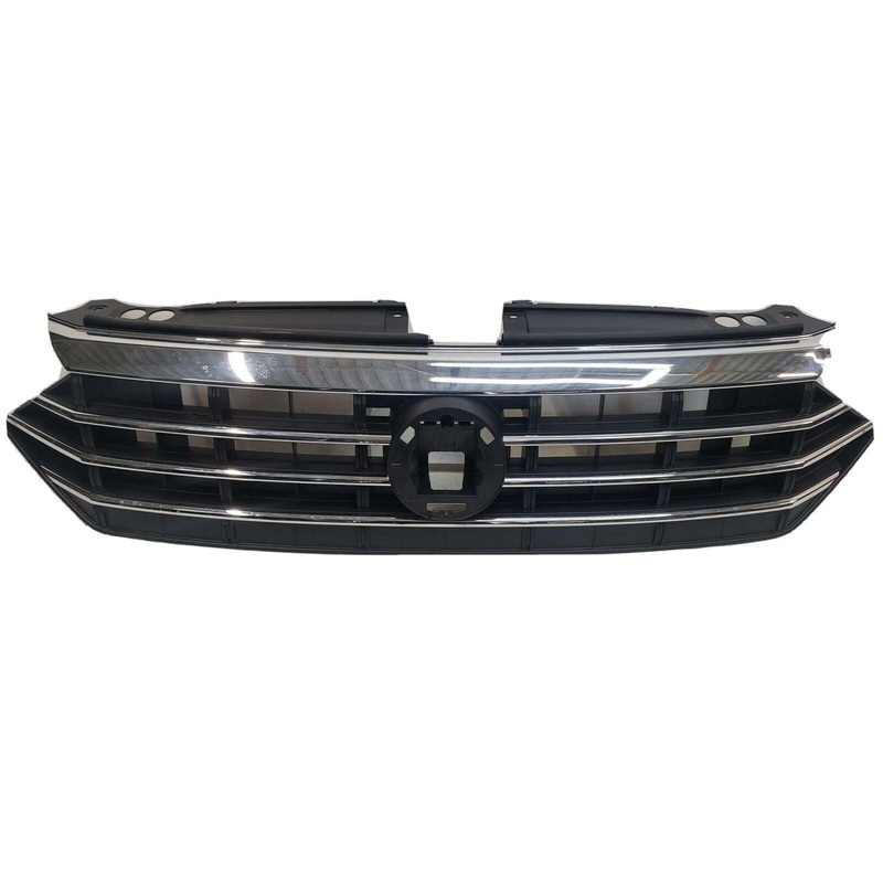 Grille Volkswagen Jetta 2019-2020 Matte- Black With Chrome Moulding