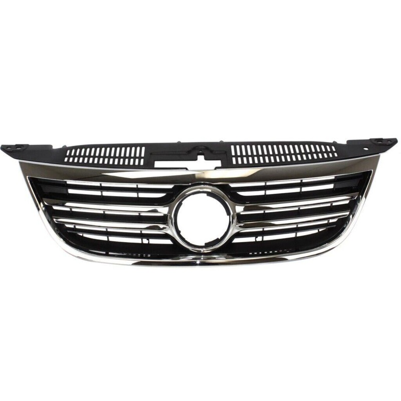 Grille Volkswagen Tiguan 2009-2011 Black With Chrome Moulding , VW1200152