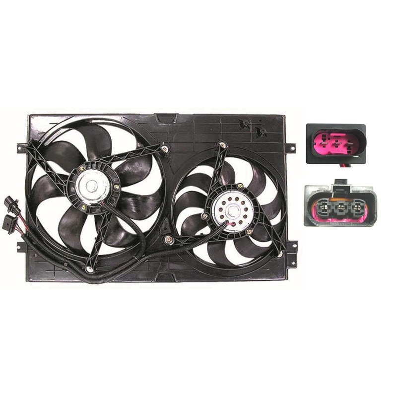 Cooling Fan Assembly Volkswagen Jetta 1999-2005 1.8/1.9/2.0L , VW3115103