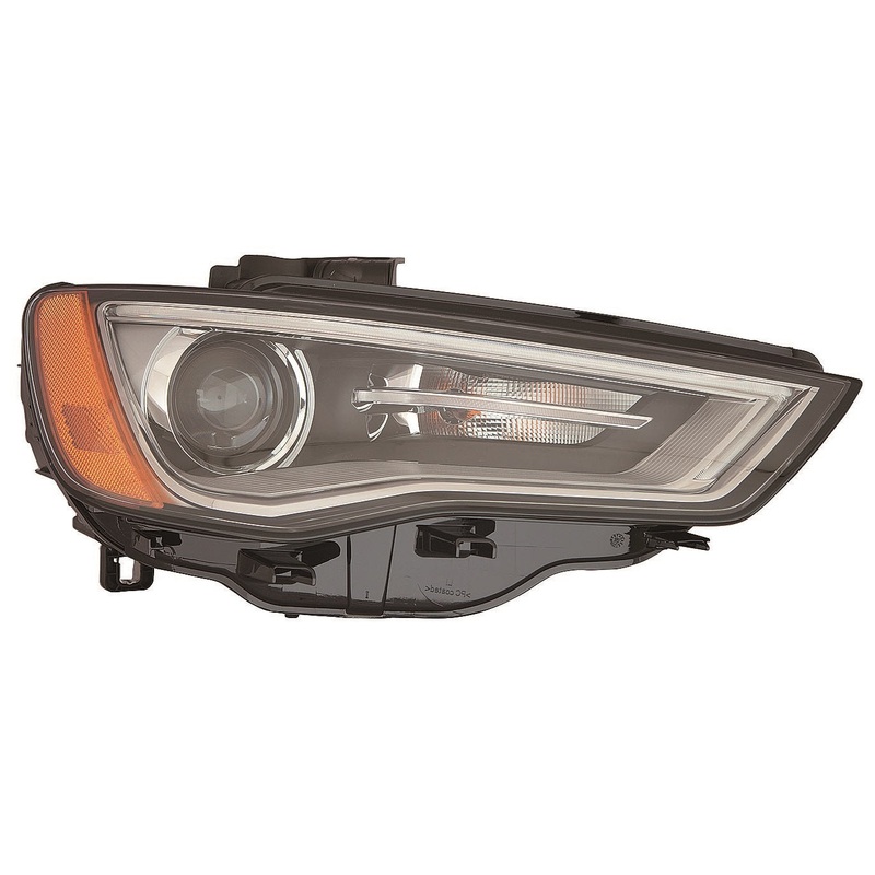 Head Lamp Passenger Side Audi A3 2015-2016 Xenon Without Adaptive Lighting Capa , Au2503191C – Hunt Parts