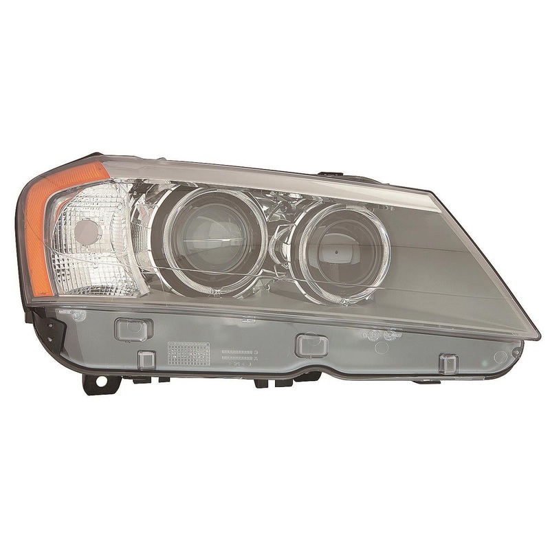 Head Lamp Passenger Side Bmw X3 2011-2014 Xenon Without Adaptive Lamp Capa , Bm2503172C – Hunt Parts