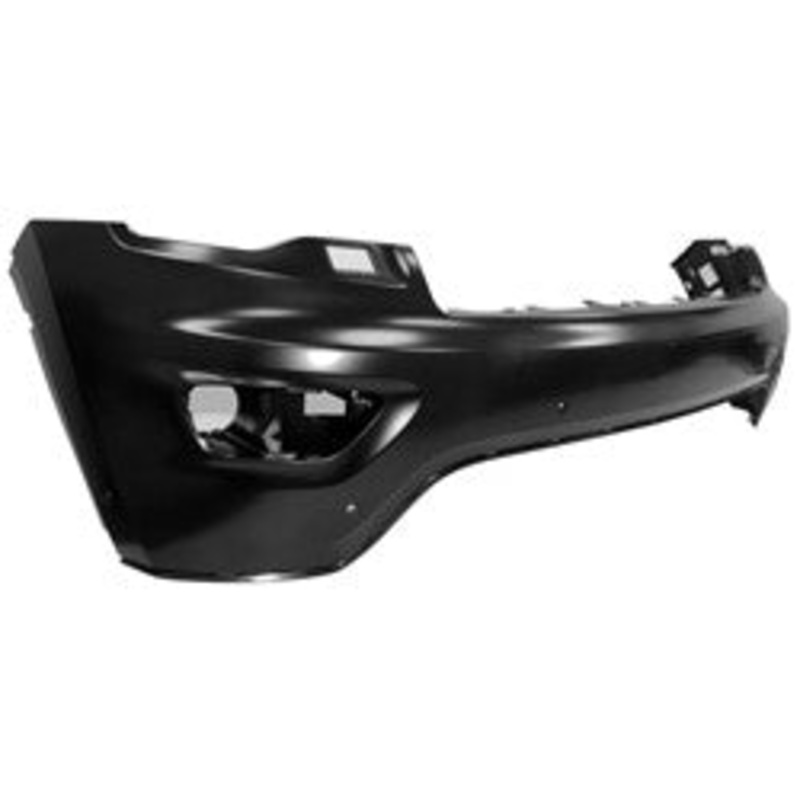 Bumper Front Upper Driver Side Jeep Grand Cherokee 2017-2021 With Washer/6 Sensors Laredo/Ltd/Overland/Trai Capa , Ch1014131C – Hunt Parts