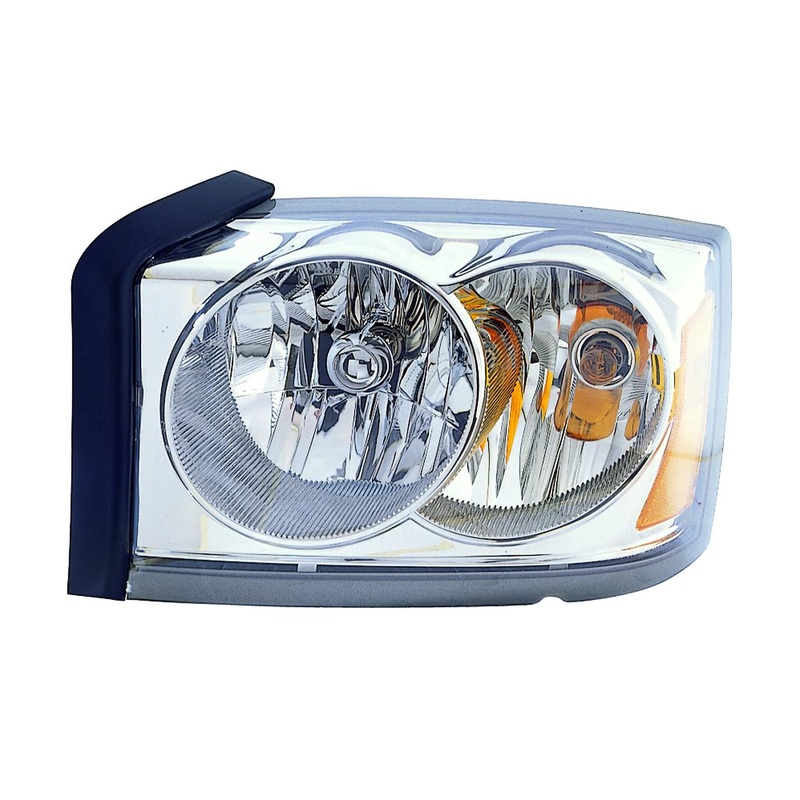 Head Lamp Driver Side Dodge Dakota 2006-2007 Without Black Bezel Capa , Ch2502170C – Hunt Parts