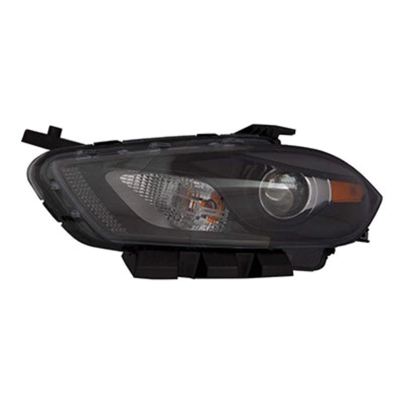 Head Lamp Driver Side Dodge Dart 2016 Halogen Codes Lmc/Mfa Black Bezel Capa , Ch2518150C – Hunt Parts