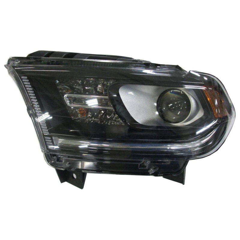 Head Lamp Driver Side Dodge Durango 2016-2020 Without Led Lamp Black Trim Capa , Ch2502302C – Hunt Parts