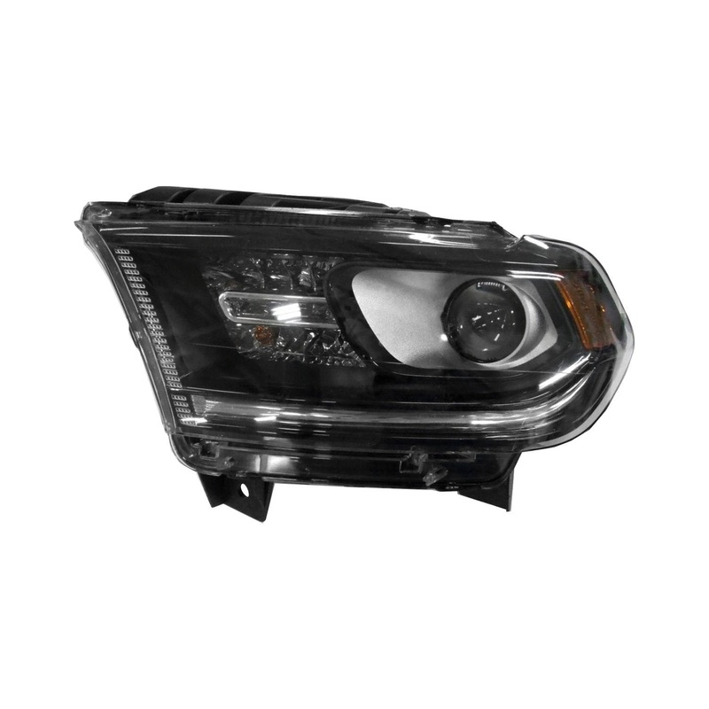 Head Lamp Driver Side Dodge Durango 2016-2020 Without Led Lamp Chrome Trim Capa , Ch2502303C – Hunt Parts
