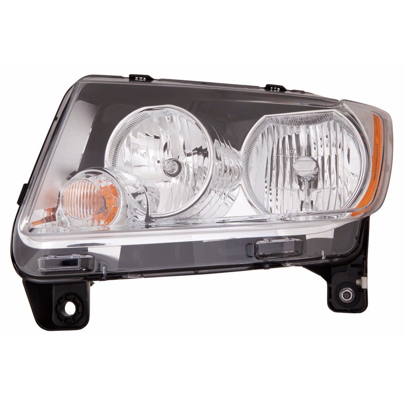 Head Lamp Driver Side Jeep Compass 2011-2013 Code Lmb Without Black Trim Without Leveling Capa , Ch2518139C – Hunt Parts
