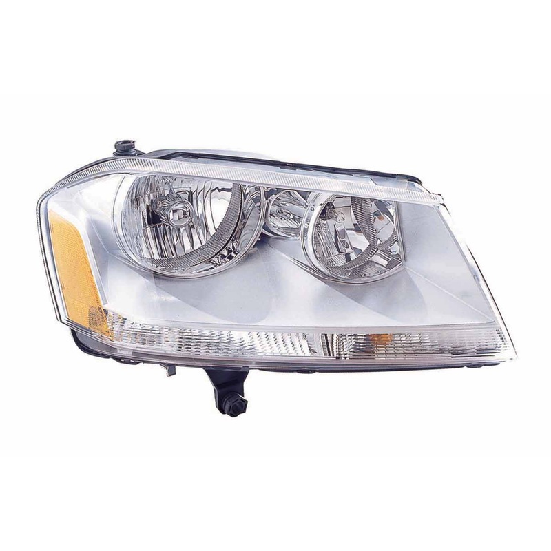 Head Lamp Passenger Side Dodge Avenger 2008-2014 Chrome Housing Capa , Ch2503182C – Hunt Parts