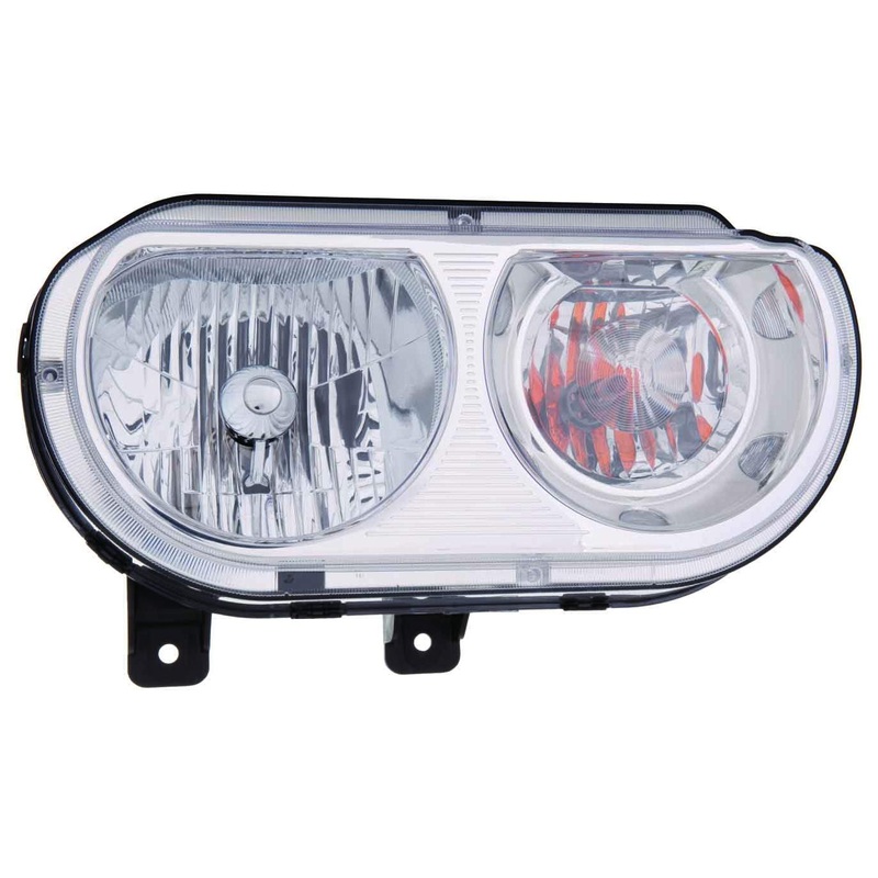 Head Lamp Passenger Side Dodge Challenger 2008-2014 Halogen Capa , Ch2519137C – Hunt Parts