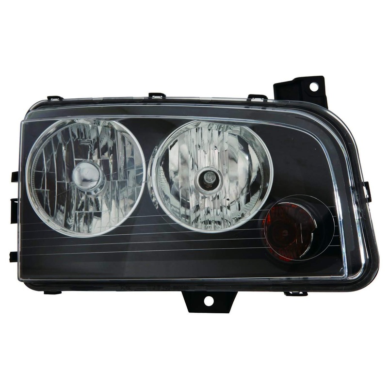 Head Lamp Passenger Side Dodge Charger 2007-2010 Halogen Front Om 11/06/06 Capa , Ch2503206C – Hunt Parts