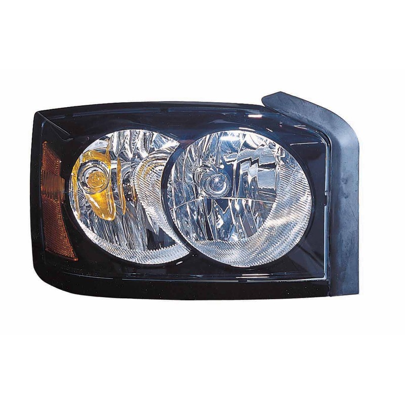 Head Lamp Passenger Side Dodge Dakota 2006-2007 Black Bezel Capa , Ch2519116C – Hunt Parts