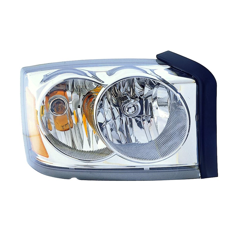 Head Lamp Passenger Side Dodge Dakota 2006-2007 Without Black Bezel Capa , Ch2503170C – Hunt Parts