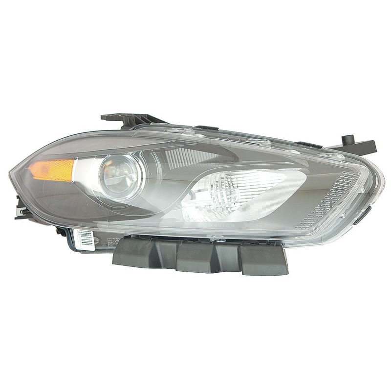 Head Lamp Passenger Side Dodge Dart 2013-2016 Xenon With Black Trim High Quality , Ch2519145 – Hunt Parts