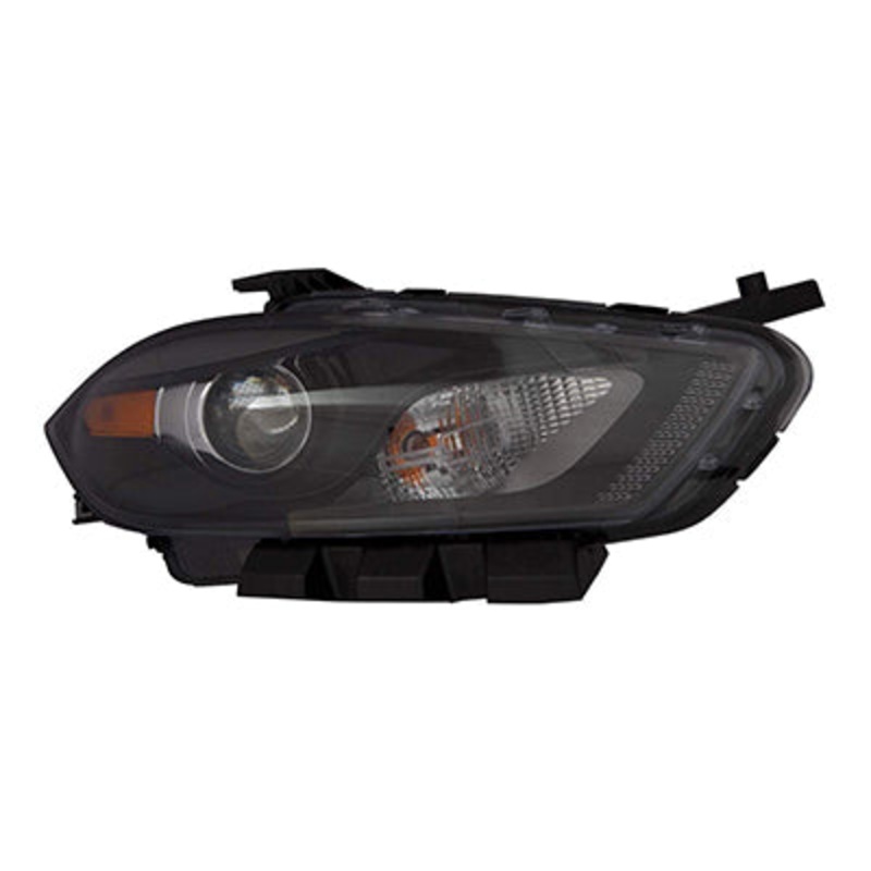 Head Lamp Passenger Side Dodge Dart 2016 Halogen Codes Lmc/Mfa Black Bezel Capa , Ch2519150C – Hunt Parts