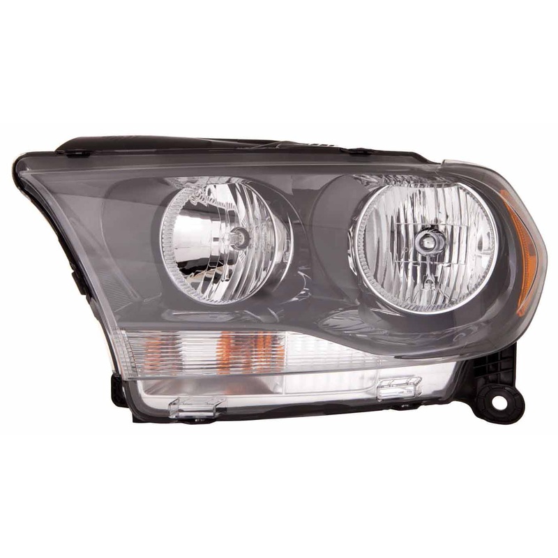 Head Lamp Passenger Side Dodge Durango 2011-2013 Halogen Black Trim Capa , Ch2503229C – Hunt Parts