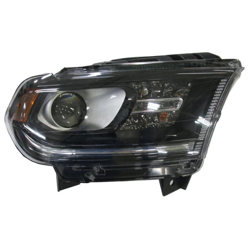 Head Lamp Passenger Side Dodge Durango 2016-2020 Without Led Lamp Black Trim Capa , Ch2503302C – Hunt Parts