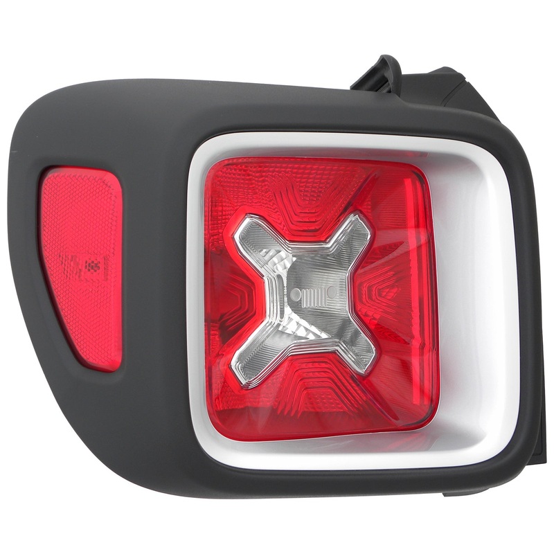 Tail Lamp Driver Side Jeep Renegade 2015-2020 Sport/Latitude/North Models With Black Bezel Capa , Ch2800209C – Hunt Parts