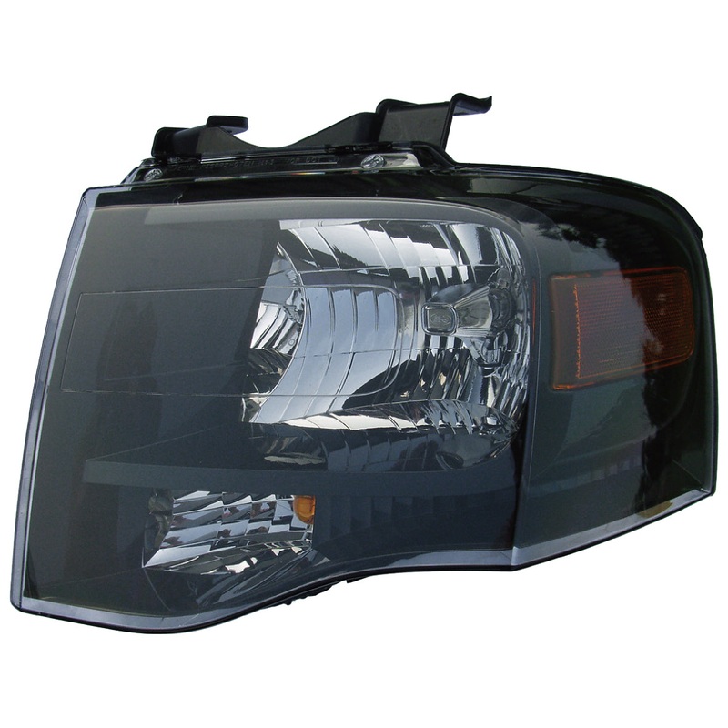 Head Lamp Driver Side Ford Expedition 2007-2014 Black Bezel Capa , Fo2502227C – Hunt Parts
