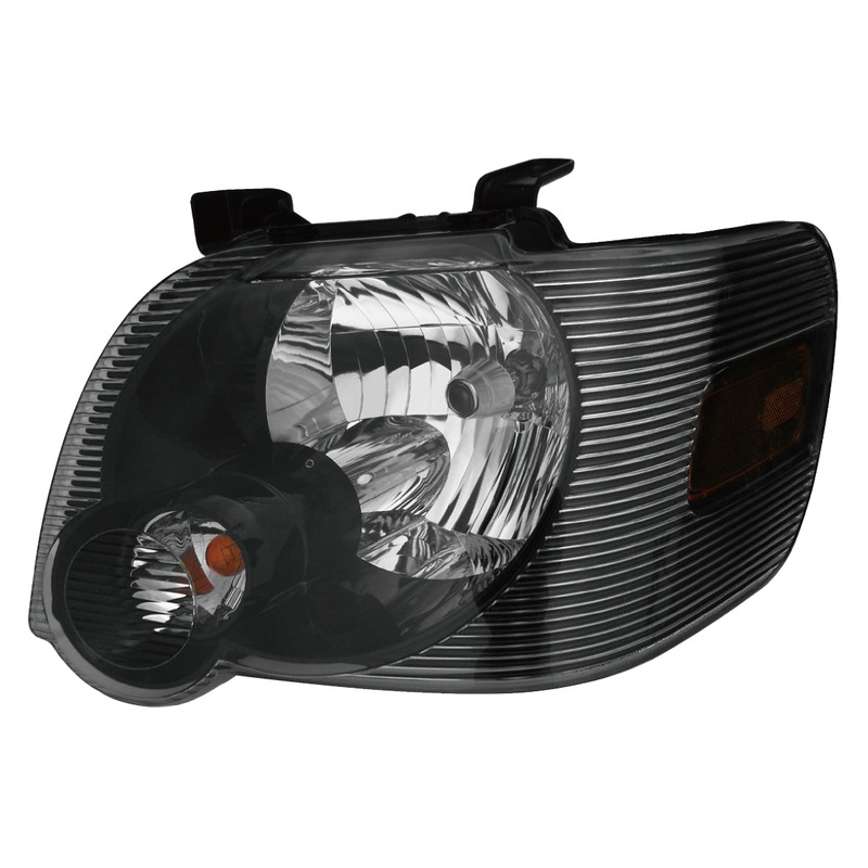 Head Lamp Driver Side Ford Explorer 2007-2010 Smoked Lens Capa , Fo2502230C – Hunt Parts