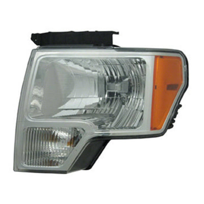 Head Lamp Driver Side Ford F150 2009-2014 Except Harley Davidson Svt With Chrome Trim Capa , Fo2502287C – Hunt Parts