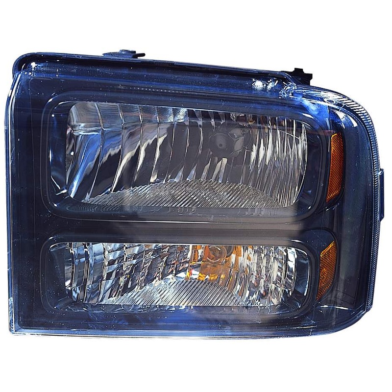 Head Lamp Driver Side Ford F450 2005-2007 Black Bezel With Harley-Davidson Pkg Capa , Fo2502224C – Hunt Parts