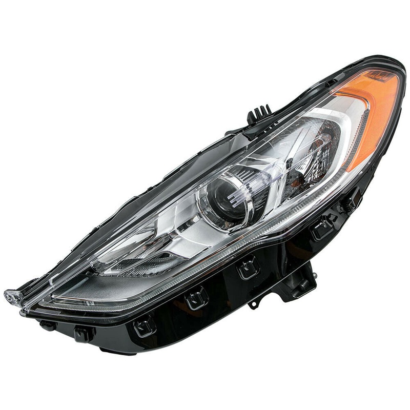 Head Lamp Driver Side Ford Fusion 2017-2020 Halogen Without Signature Lighting Led Strip Capa , Fo2502348C – Hunt Parts