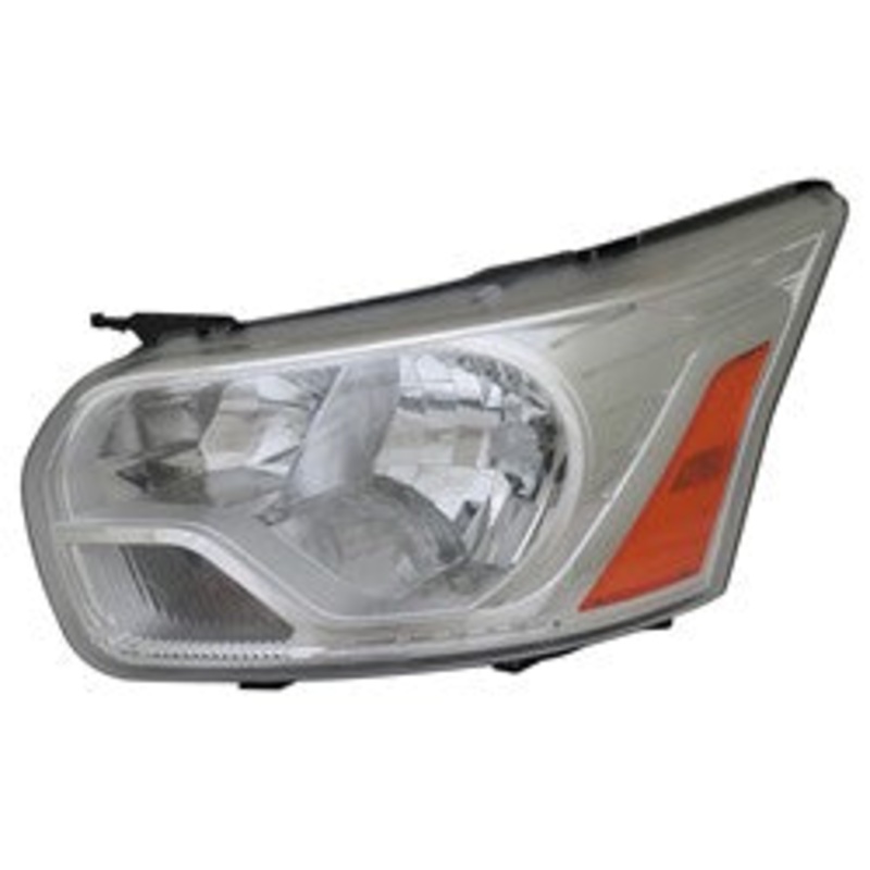 Head Lamp Driver Side Ford Transit T-350Hd Passngr 2016-2019 Without Logo With Chrome Trim Front Om 9/2/15 Capa , Fo2502357C – Hunt Parts