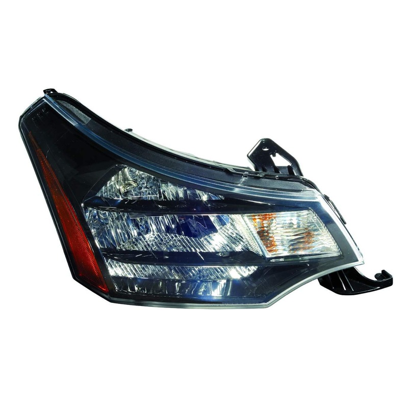 Head Lamp Passenger Side Ford Focus 2009-2011 Black/Chrome Trim Coupe 09-10/ Sedan Ses 10-11 Capa , Fo2503269C – Hunt Parts