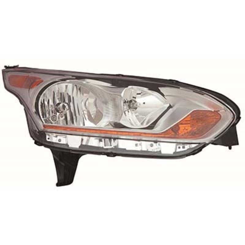 Head Lamp Passenger Side Ford Transit Connect 2014-2018 Chrome Bezel With Adaptive Lamp Xlt Front Om 14/3/13-14 /16-17/Wgn Titanium 14-17 Capa , Fo2503326C – Hunt Parts