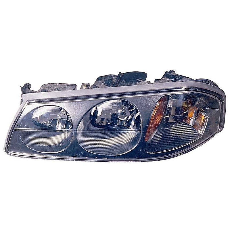 Head Lamp Driver Side Chevrolet Impala 2000-2004 Black Bezel With Center Bulb Shield 2000-Feb 5Th 2004 Capa , Gm2502201C – Hunt Parts