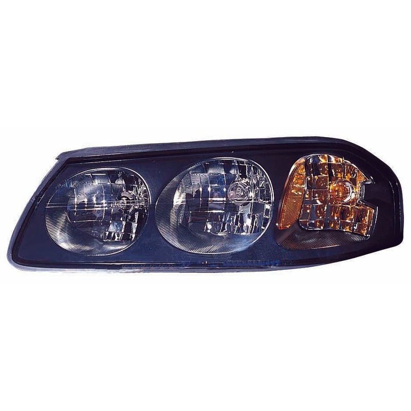 Head Lamp Driver Side Chevrolet Impala 2004-2005 Black Bezel Without Center Bulb Shield Feb 6Th 2004-05 Capa , Gm2502248C – Hunt Parts